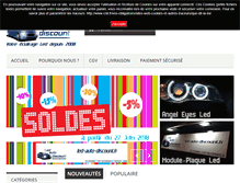 Tablet Screenshot of led-auto-discount.fr
